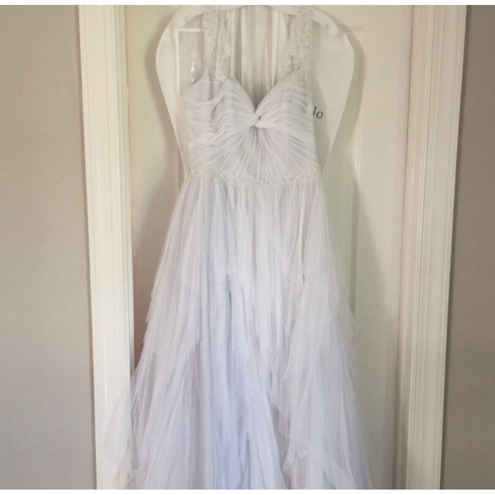Alfred Angelo Wedding Dress Size 12 Contemporary Fit $1450 Retail Unaltered - Picture 7 of 11